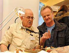 Joe Stitt APGAI-IRELAND Fly Dresser tying at The Antrim Fly Fair 2022