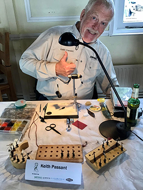 Keith Passant at the Antrim Fly Fair 2022 