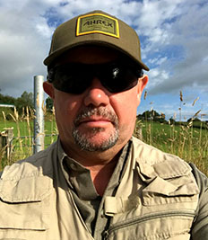 Peter Kealey Fly Dresser tying at The Antrim Fly Fair 2022